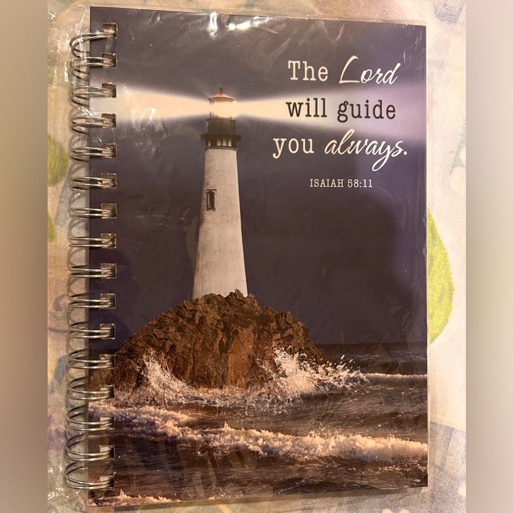 Inspirational Lighthouse Spiral Notebook